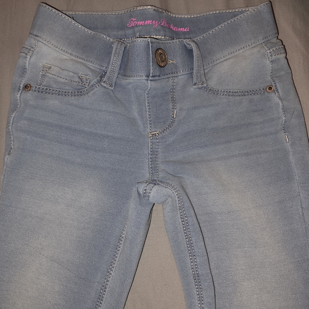 Tommy Bahama Girls Light Wash Jeans/Jeggings Size 6